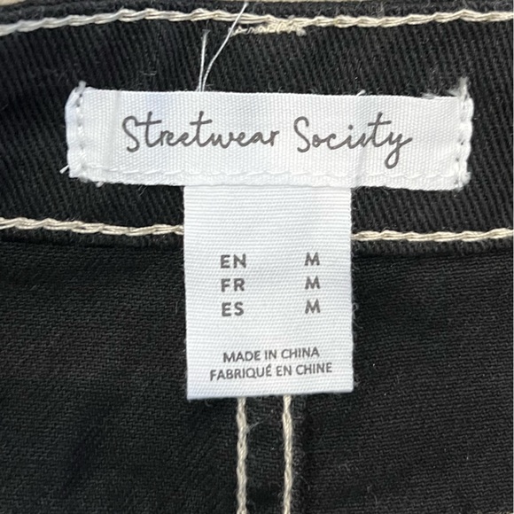 Contrast stitch denim skirt - Picture 3 of 3